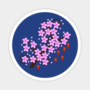 Tet Hoa Dao Magnet